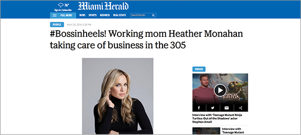 Miami Herald #Bossinheels!