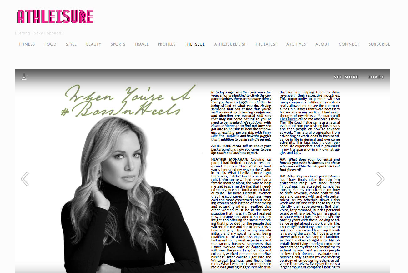 athleisuremag.com Heather Monahan