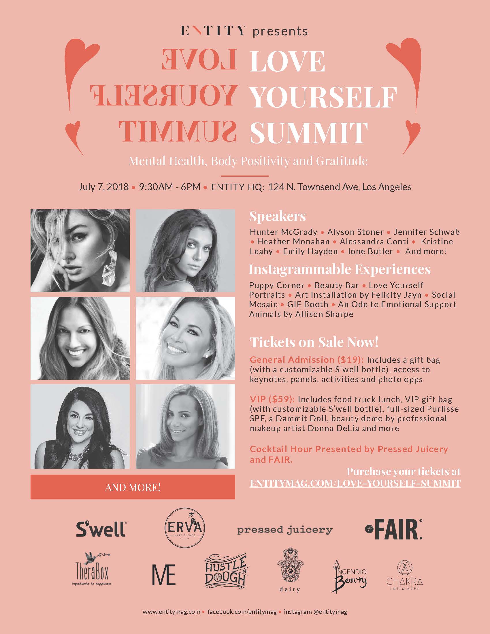 ENTITY Love Yourself Summit: Body Positivity and Mental Health
