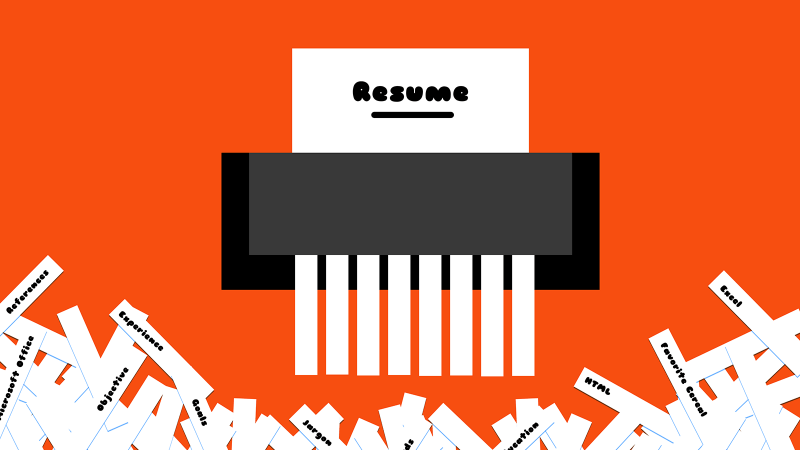 Declutter your Resume
